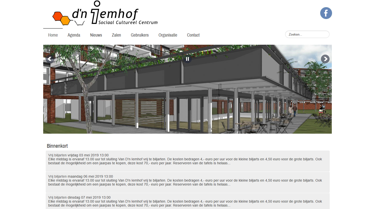 Wijkcentrum Dn Iemhof Website